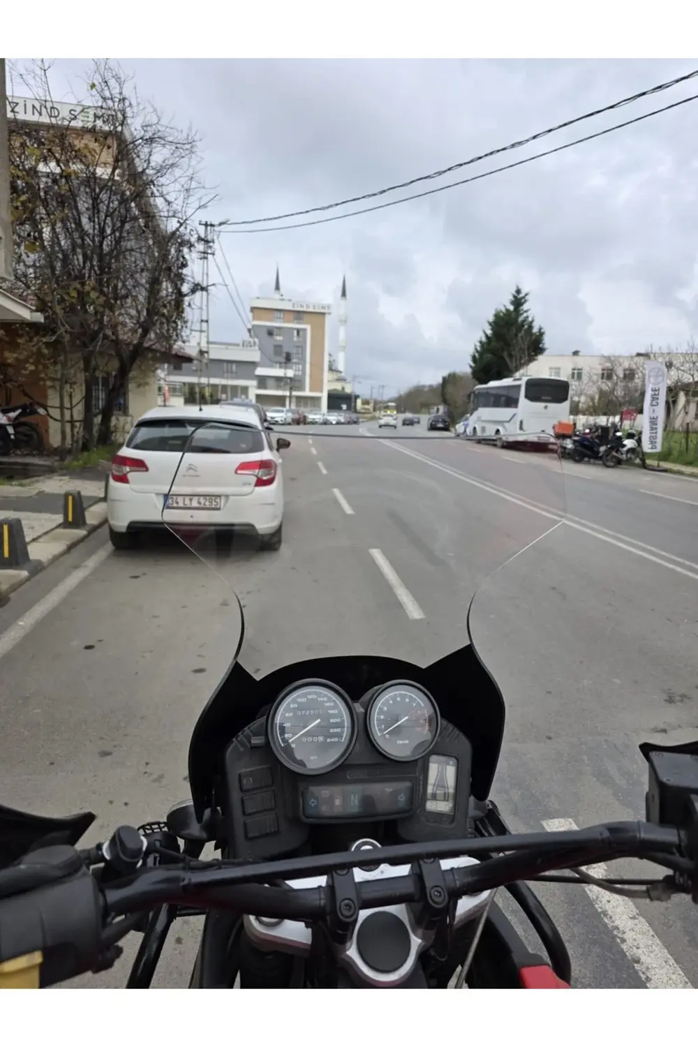 Bmw R 1100 GS Ön Cam 1993-1999 Model 58cm Şeffaf Renkli 4mm