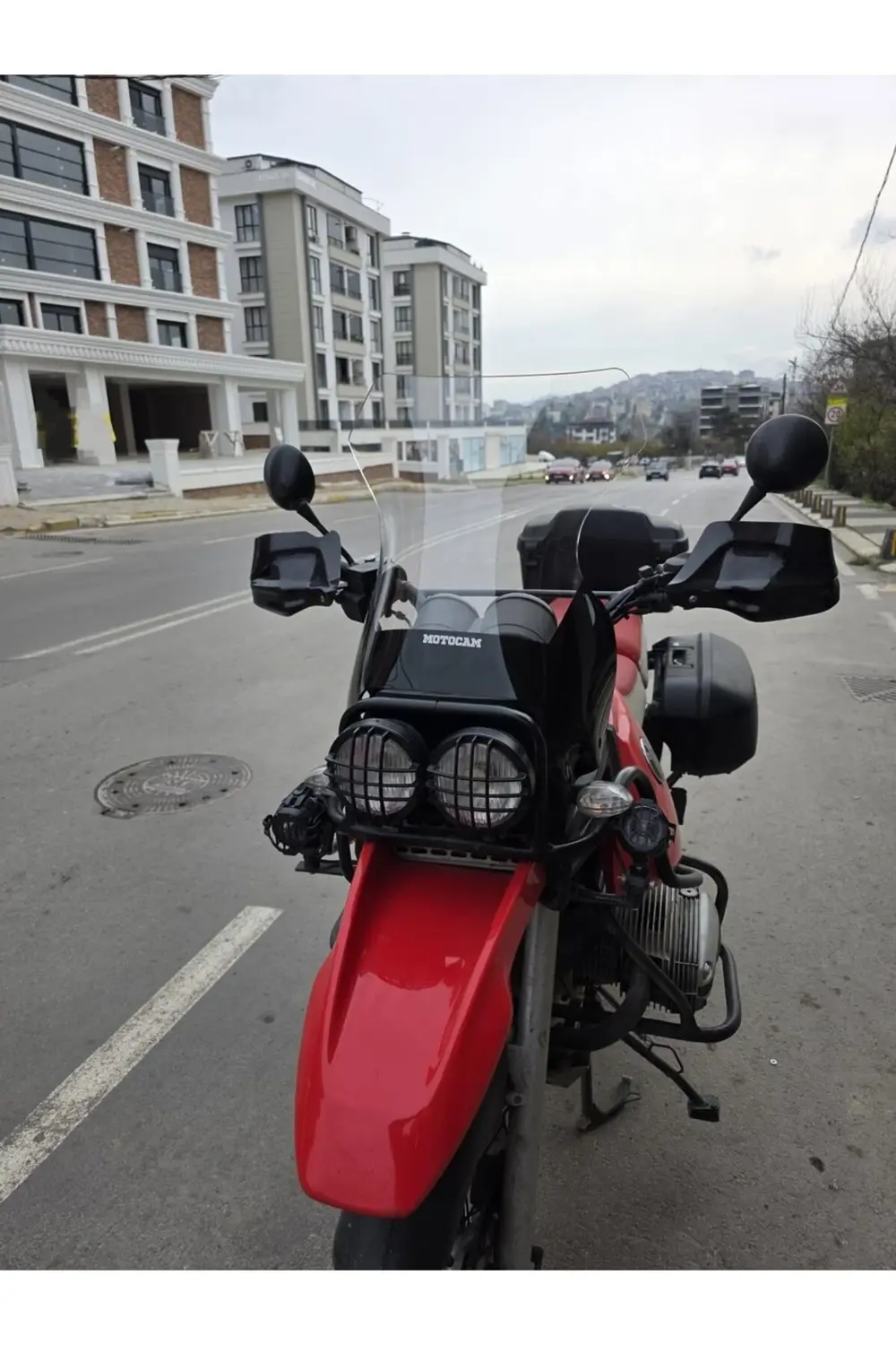 Bmw R 1100 GS Ön Cam 1993-1999 Model 58cm Şeffaf Renkli 4mm