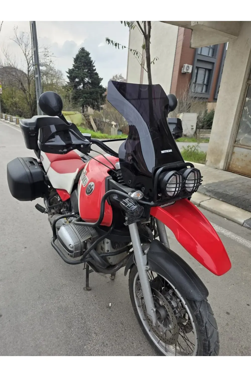 Bmw R 1100 GS Ön Cam 1993-1999 Model 58cm Siyah Renkli 4mm