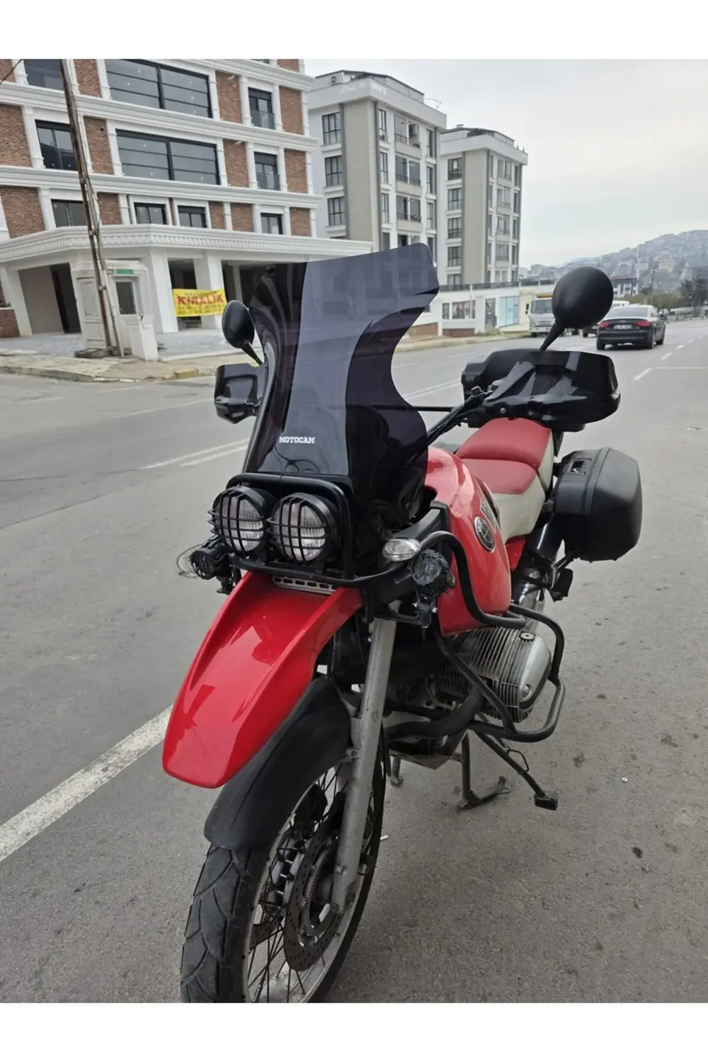 Bmw R 1100 GS Ön Cam 1993-1999 Model 58cm Siyah Renkli 4mm