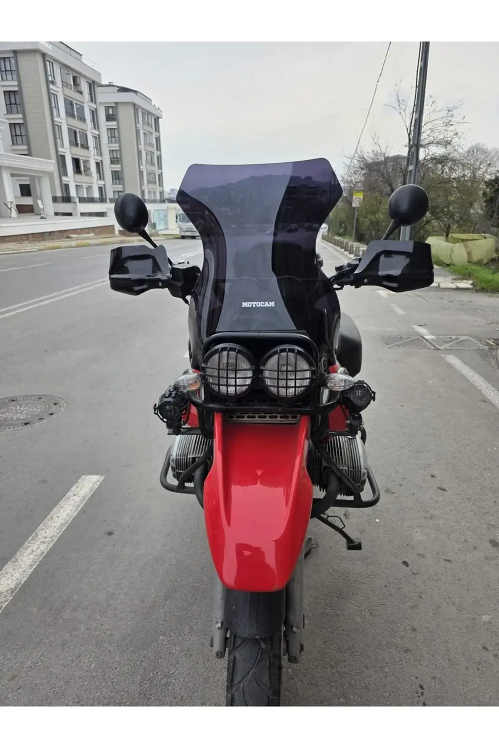 Bmw R 1100 GS Ön Cam 1993-1999 Model 58cm Siyah Renkli 4mm