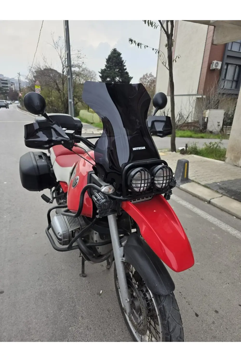 Bmw R 1100 GS Ön Cam 1993-1999 Model 58cm Siyah Renkli 4mm