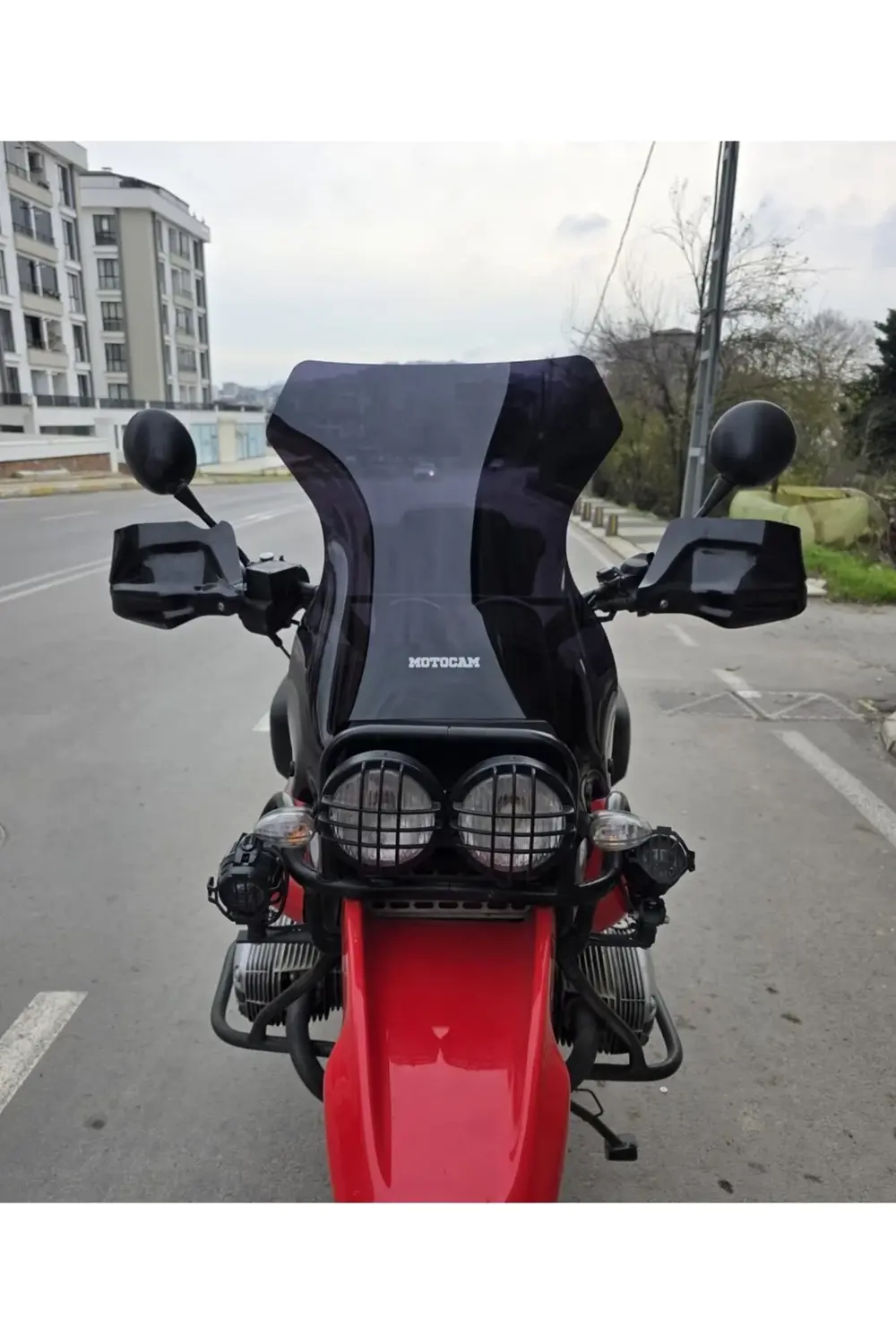 Bmw R 1100 GS Ön Cam 1993-1999 Model 58cm Siyah Renkli 4mm