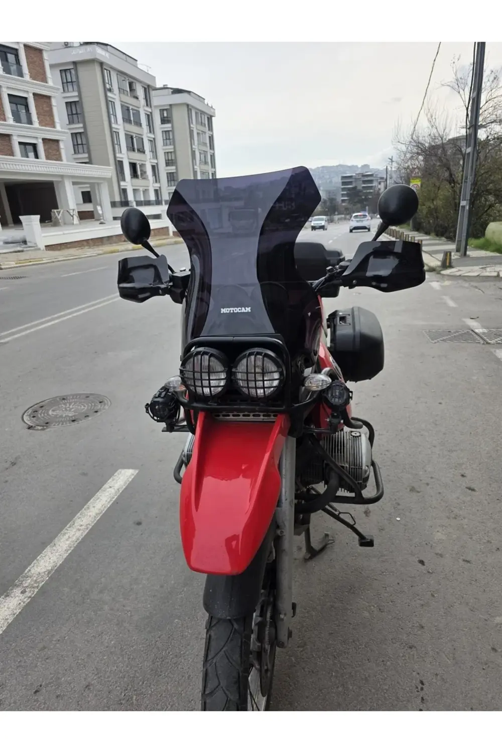 Bmw R 1100 GS Ön Cam 1993-1999 Model 58cm Siyah Renkli 4mm