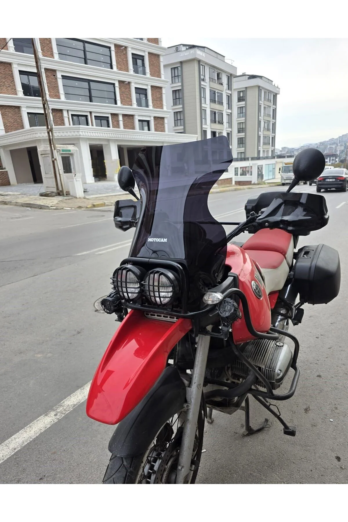 Bmw R 1100 GS Ön Cam 1993-1999 Model 58cm Siyah Renkli 4mm