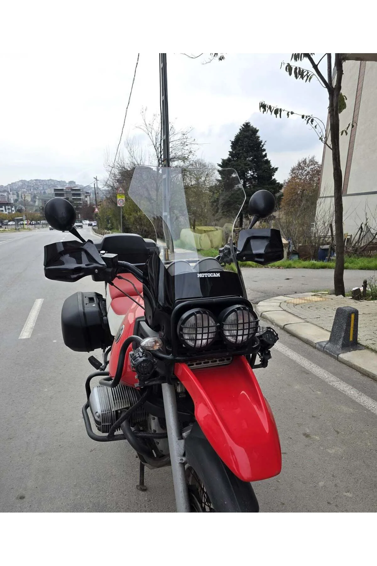 Bmw R 1100 GS Ön Cam 1993-1999 Model 58cm Şeffaf Renkli 4mm