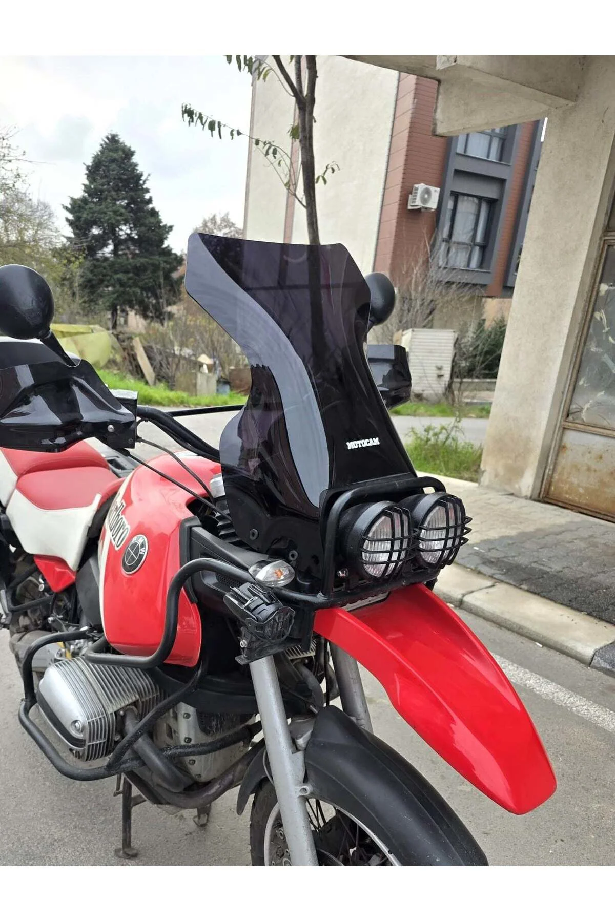 Bmw R 1100 GS Ön Cam 1993-1999 Model 58cm Siyah Renkli 4mm
