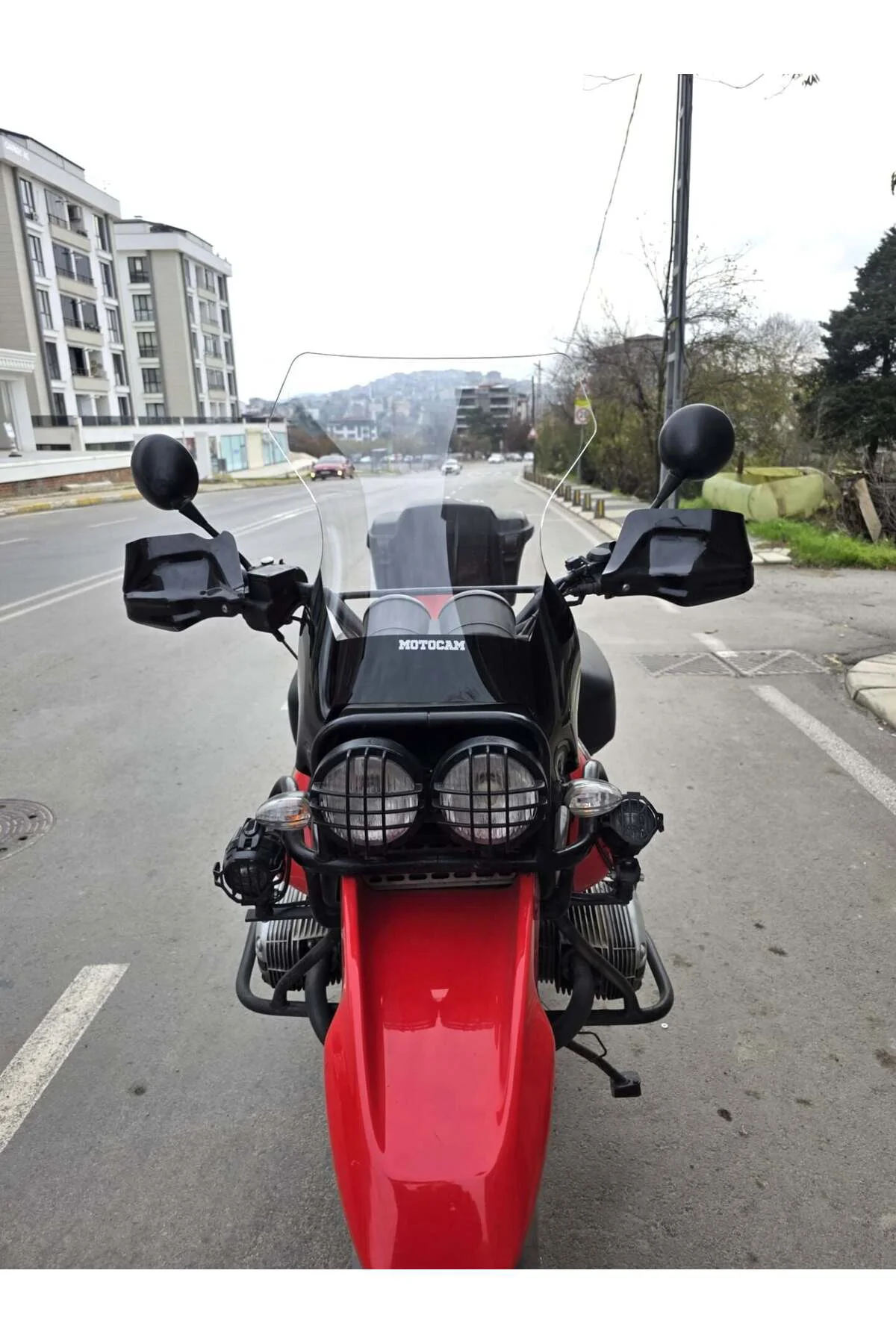 Bmw R 1100 GS Ön Cam 1993-1999 Model 58cm Şeffaf Renkli 4mm