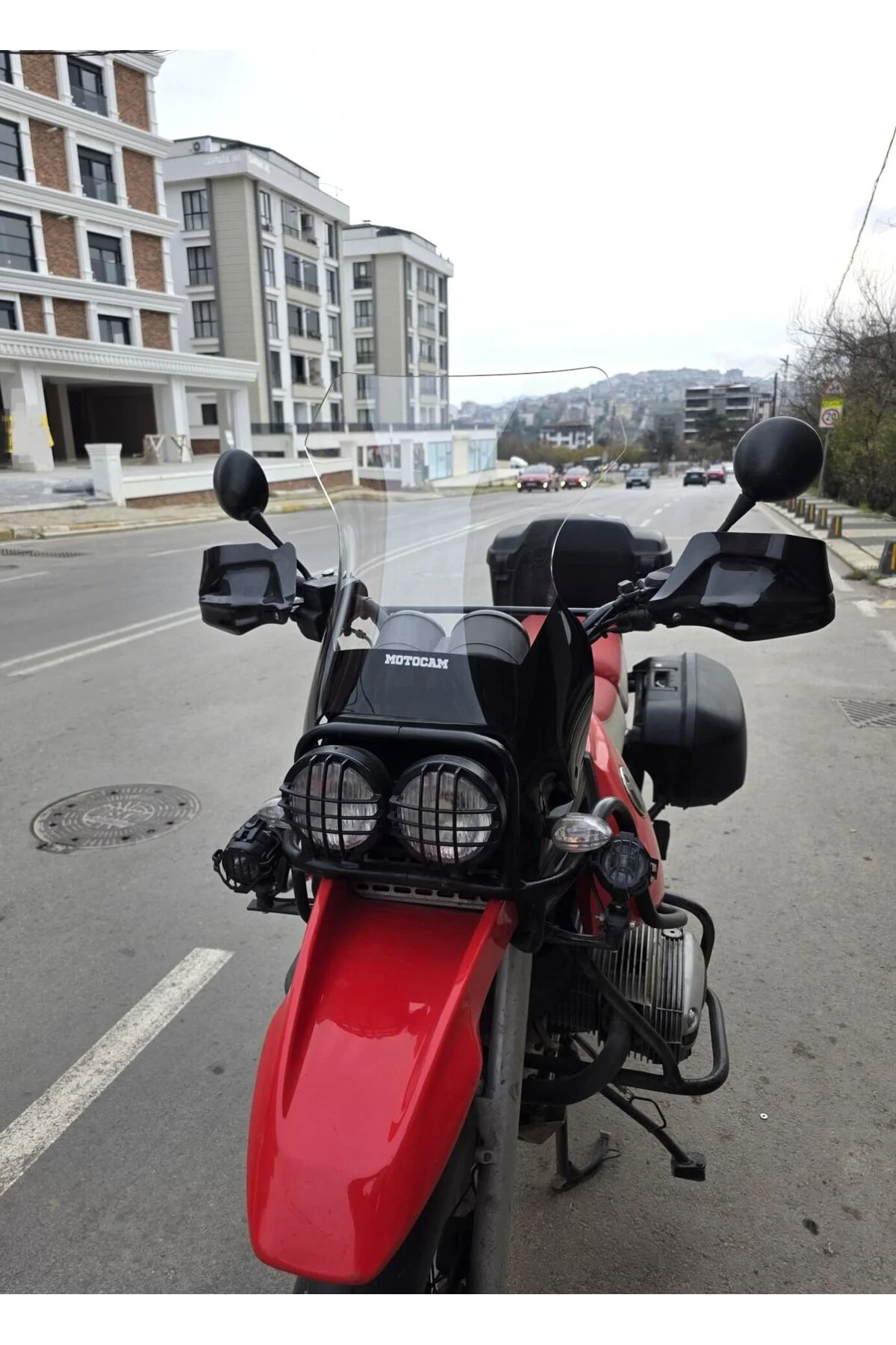 Bmw R 1100 GS Ön Cam 1993-1999 Model 58cm Şeffaf Renkli 4mm