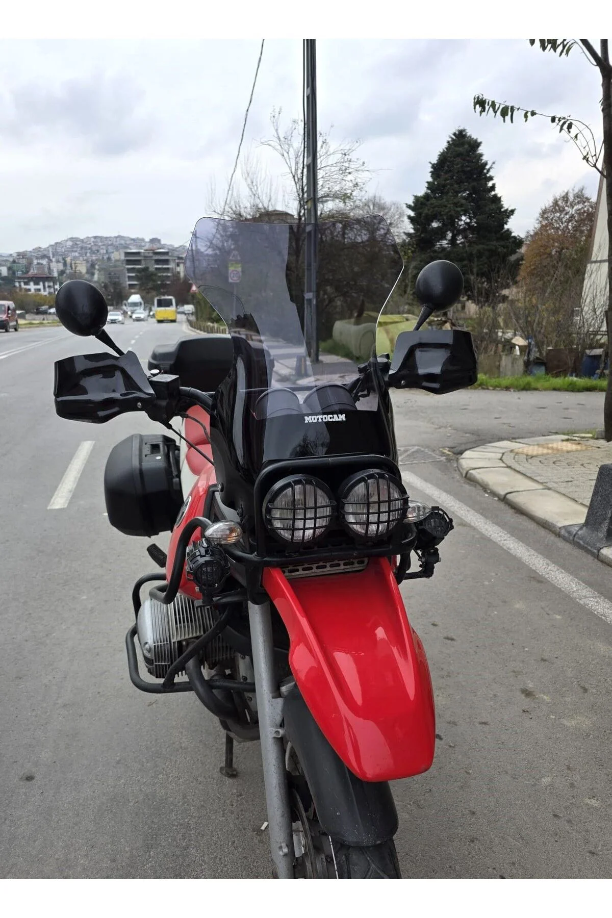 Bmw R 1100 GS Ön Cam 1993-1999 Model 58cm Füme Renkli 4mm