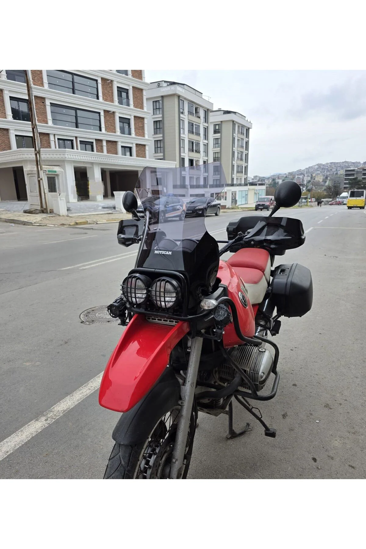 Bmw R 1100 GS Ön Cam 1993-1999 Model 58cm Füme Renkli 4mm