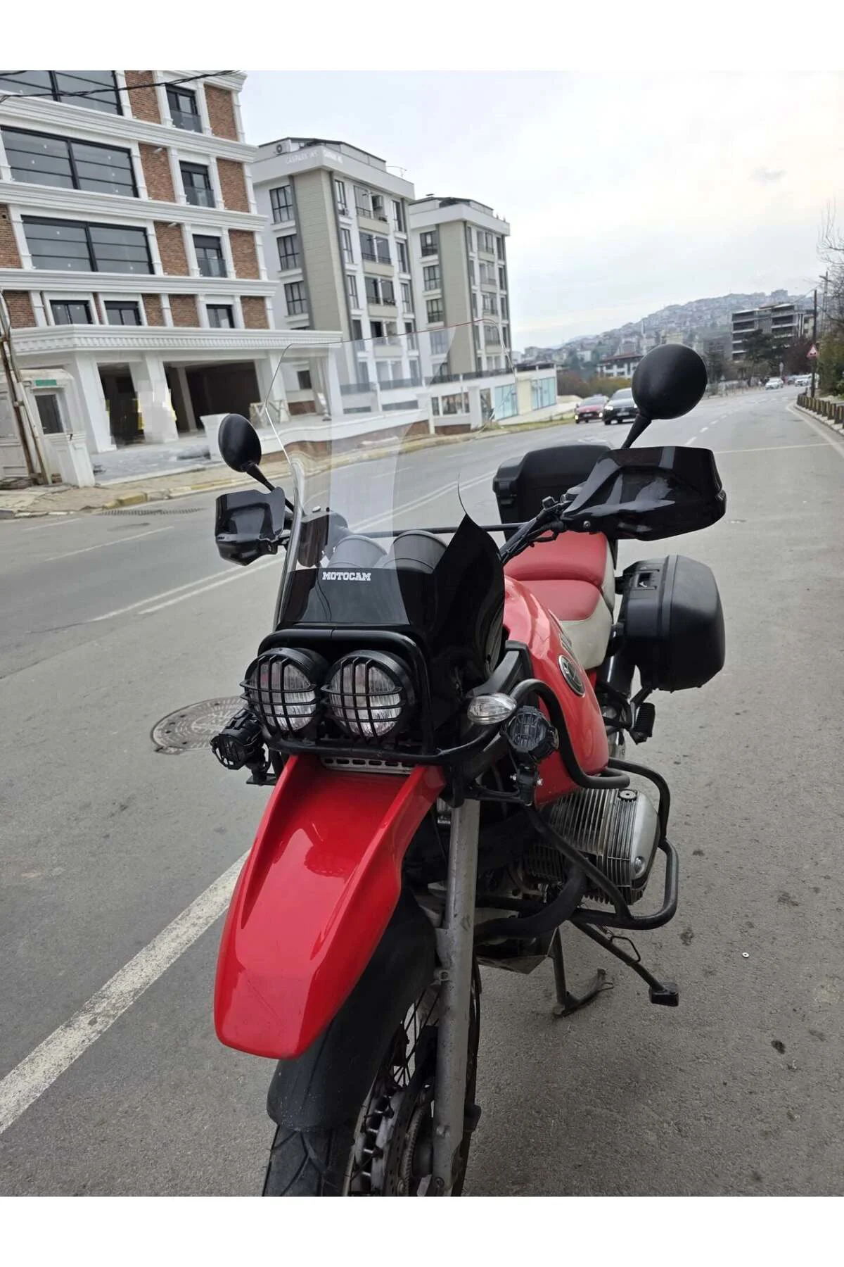 Bmw R 1100 GS Ön Cam 1993-1999 Model 58cm Şeffaf Renkli 4mm