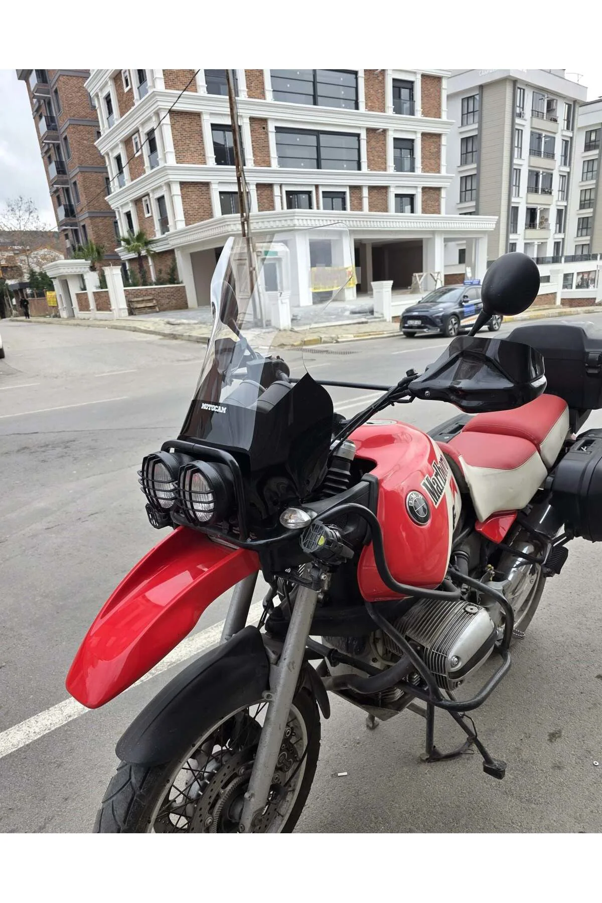 Bmw R 1100 GS Ön Cam 1993-1999 Model 58cm Şeffaf Renkli 4mm
