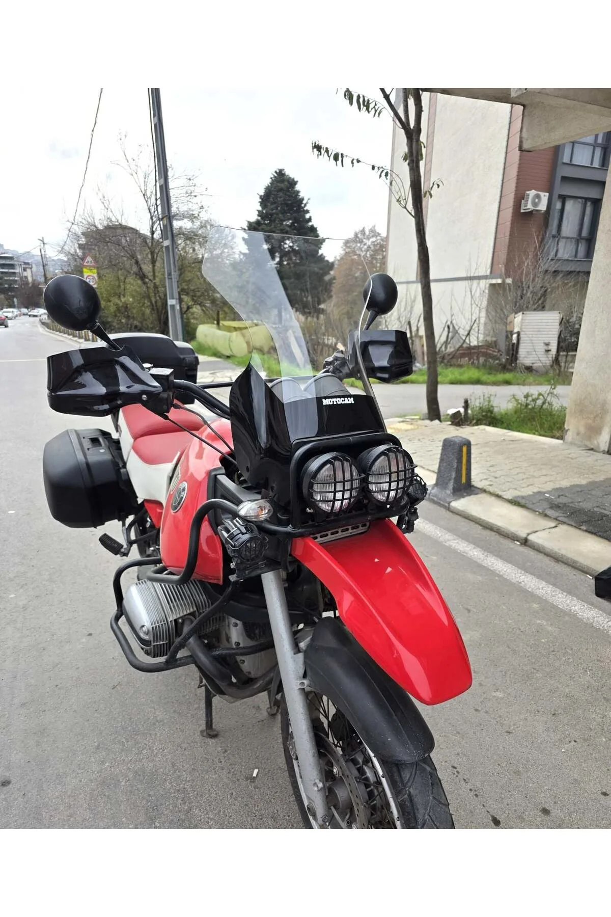Bmw R 1100 GS Ön Cam 1993-1999 Model 58cm Şeffaf Renkli 4mm