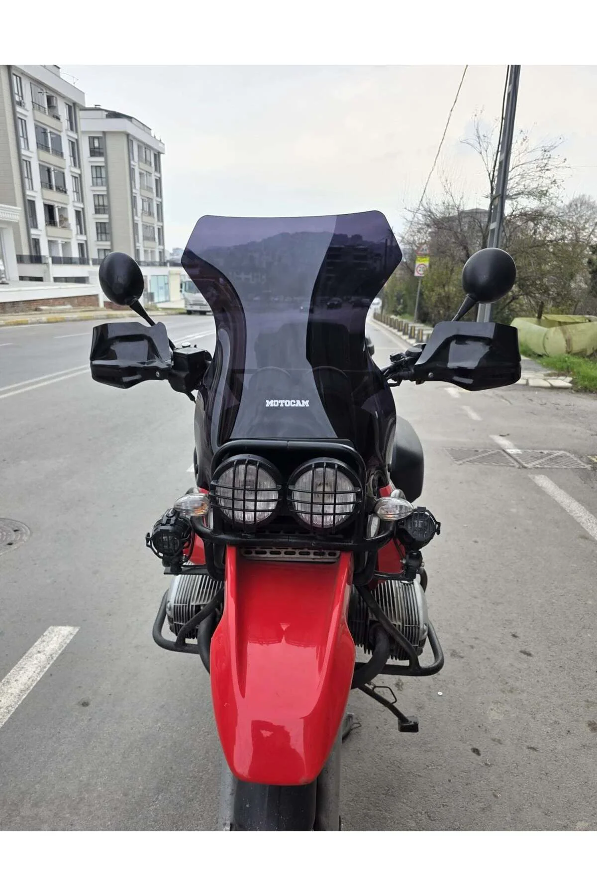 Bmw R 1100 GS Ön Cam 1993-1999 Model 58cm Siyah Renkli 4mm