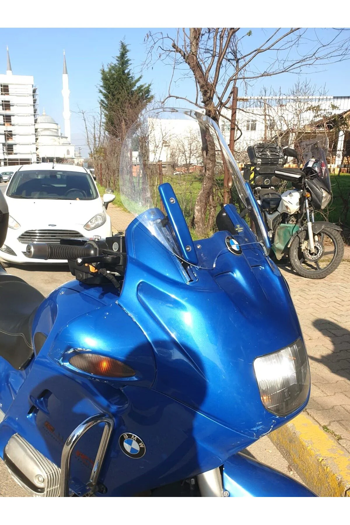 Bmw R 1100 RT Ön Cam 1994-2000 Model 49cm Şeffaf Renkli 4mm