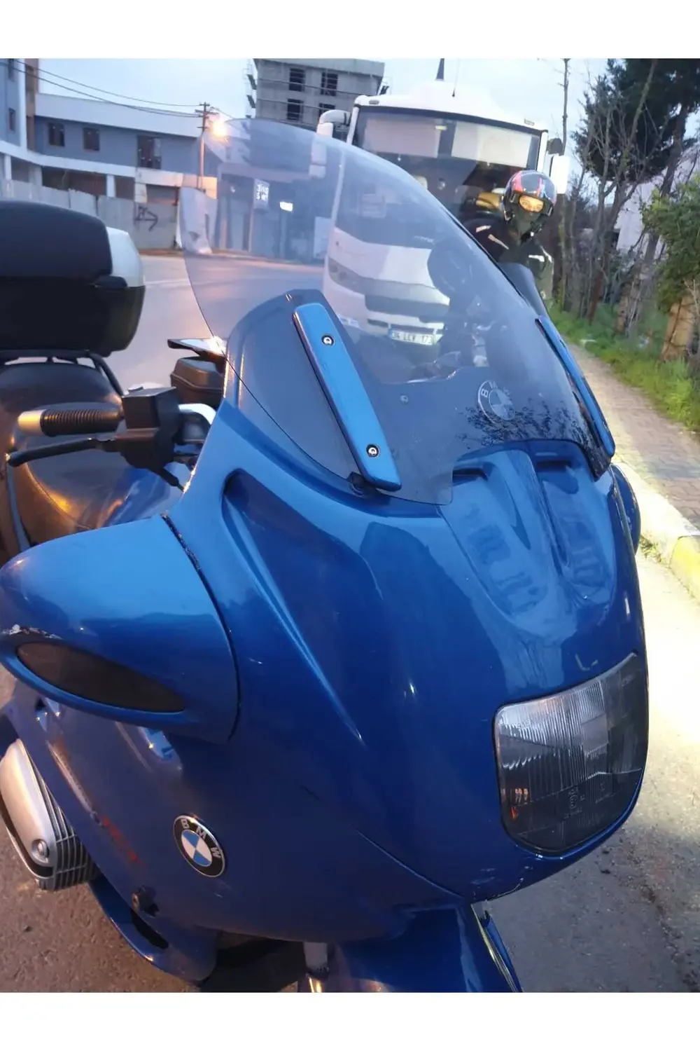 Bmw R 1100 RT Siperlik Ön Cam 1994-2000 Model 40cm Füme Renkli 4m