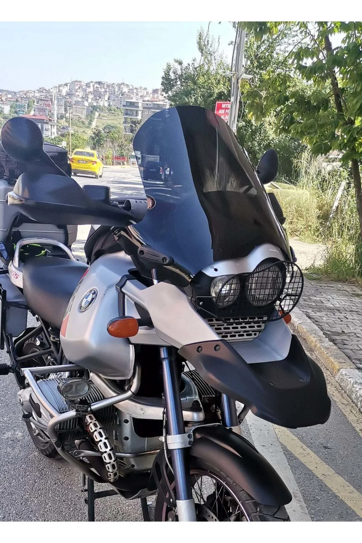 Bmw R 1150 ADV Ön Cam 2002-2006 Model 57cm Siyah Renkli 4mm