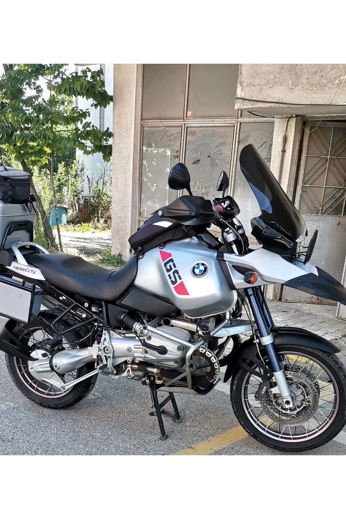 Bmw R 1150 ADV Ön Cam 2002-2006 Model 57cm Siyah Renkli 4mm