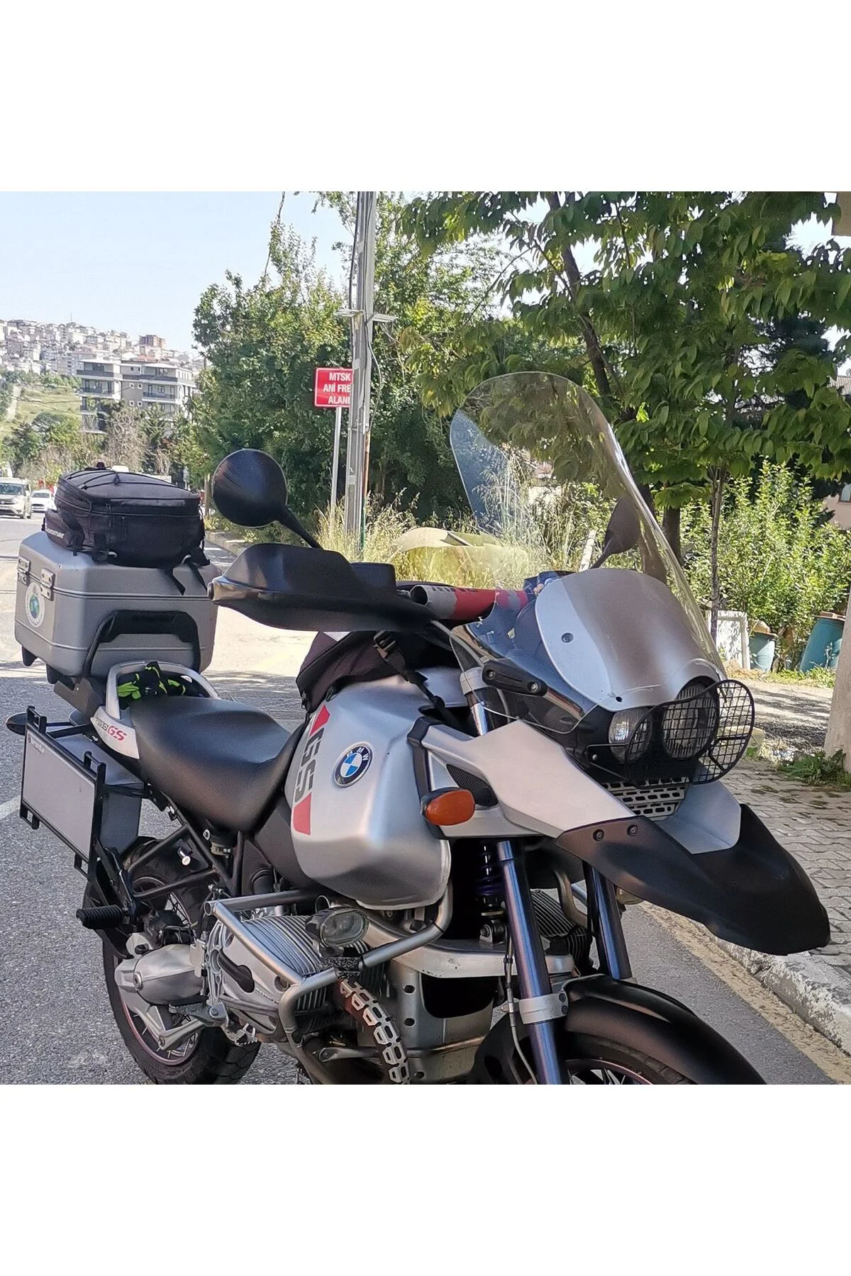 Bmw R 1150 ADV Ön Cam 2002-2006 Model 57cm Şeffaf Renkli 4mm