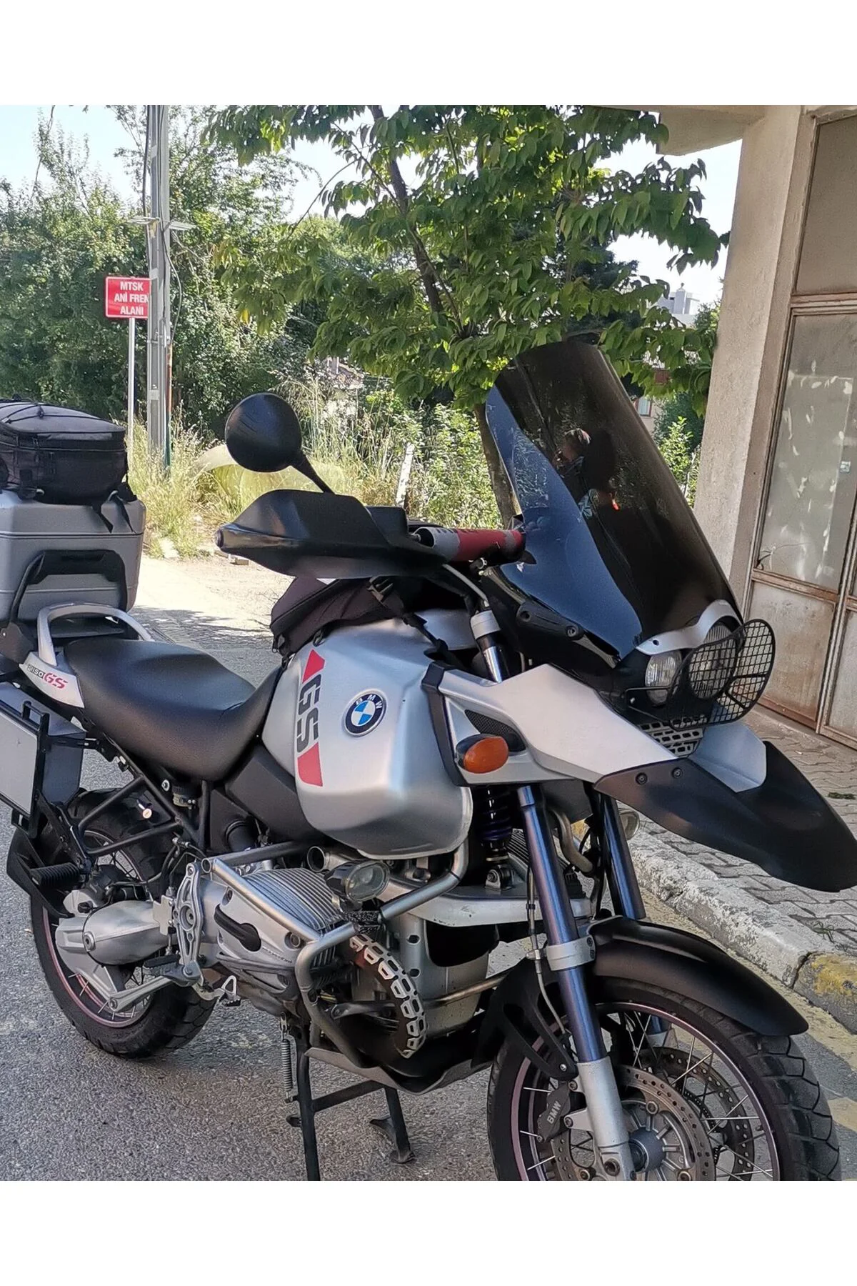 Bmw R 1150 ADV Ön Cam 2002-2006 Model 57cm Siyah Renkli 4mm