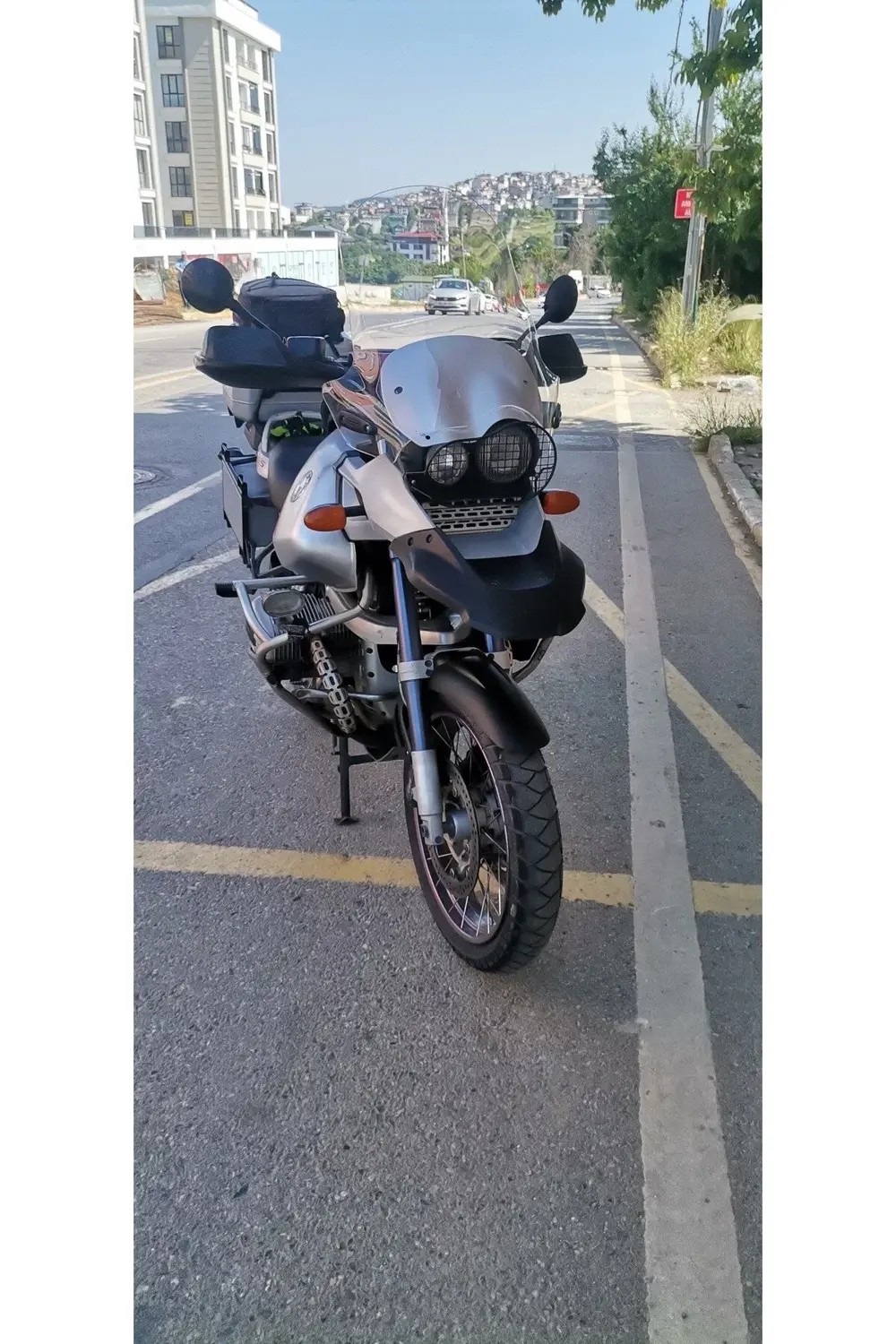 Bmw R 1150 ADV Ön Cam 2000 2002 Model 57cm Şeffaf Renkli 4mm