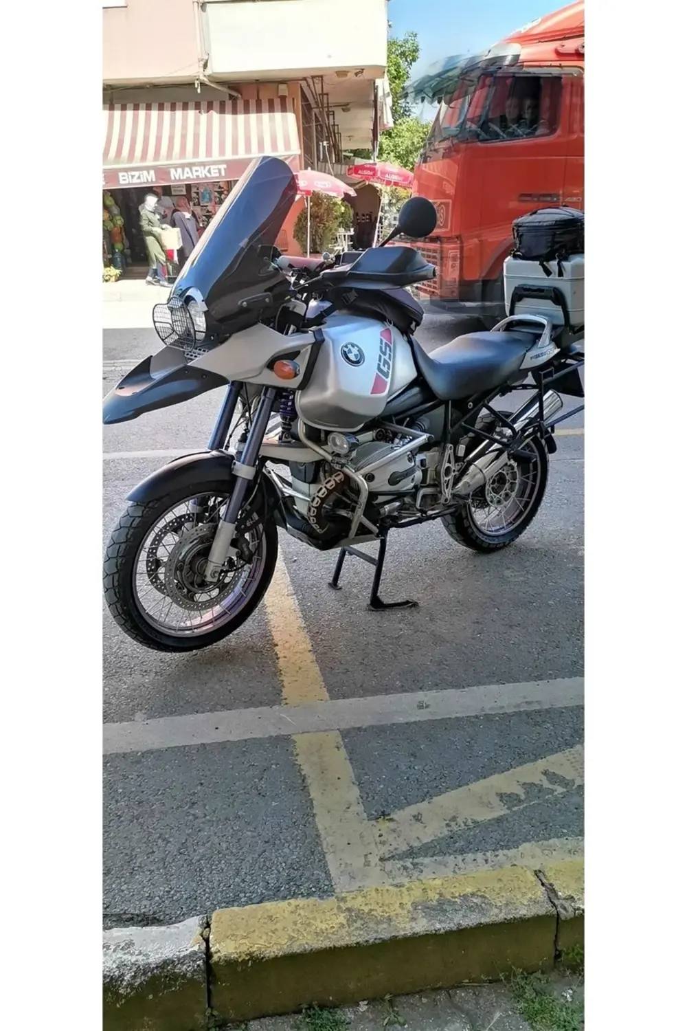 Bmw R 1150 ADV Ön Cam 2002-2006 Model 52cm Siyah Renkli 4mm
