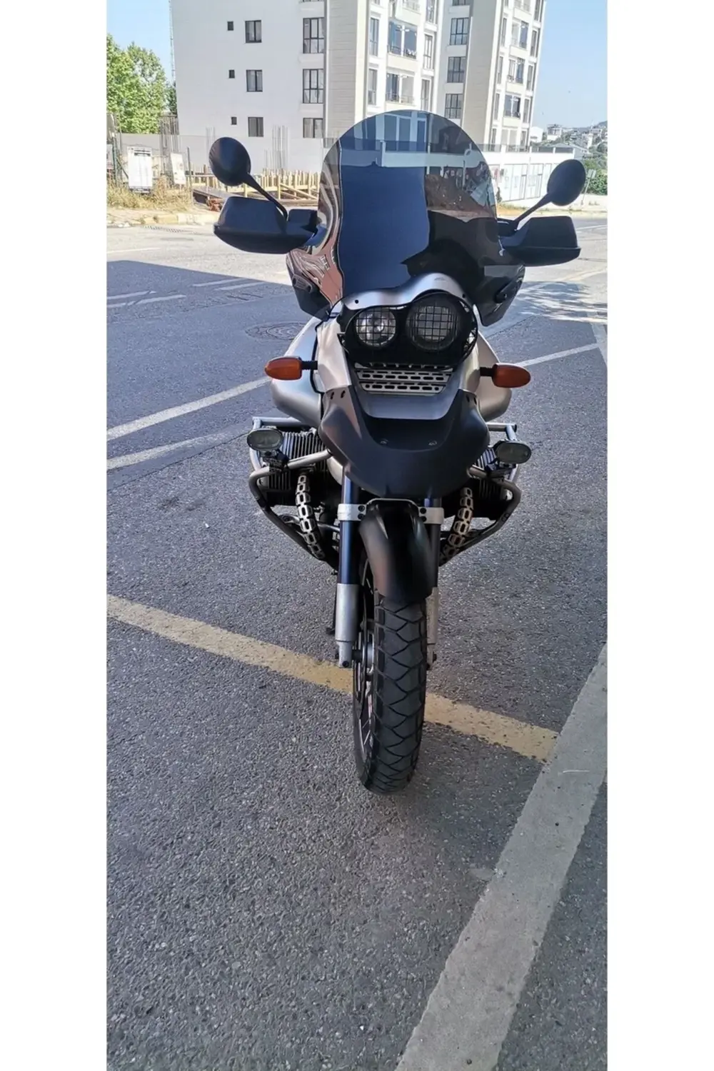 Bmw R 1150 ADV Ön Cam 2002-2006 Model 52cm Siyah Renkli 4mm