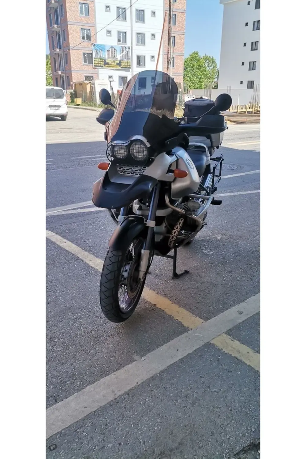 Bmw R 1150 ADV Ön Cam 2002-2006 Model 52cm Siyah Renkli 4mm