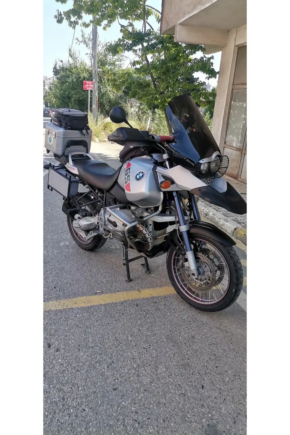 Bmw R 1150 ADV Siperlik Ön Cam 2002-2006 Model 52cm Siyah Renkli