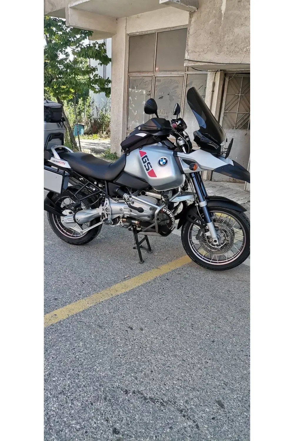 Bmw R 1150 ADV Siperlik Ön Cam 2002-2006 Model 52cm Siyah Renkli