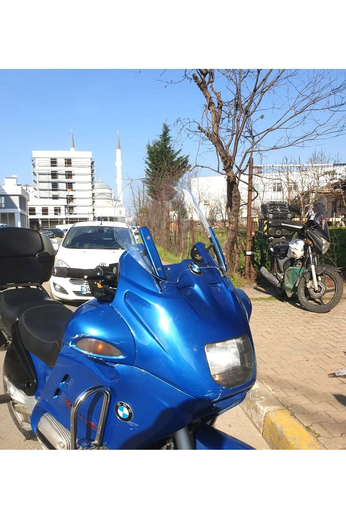 Bmw R 1150 RT Ön Cam 2001-2005 Model 40cm Şeffaf Renkli 4mm