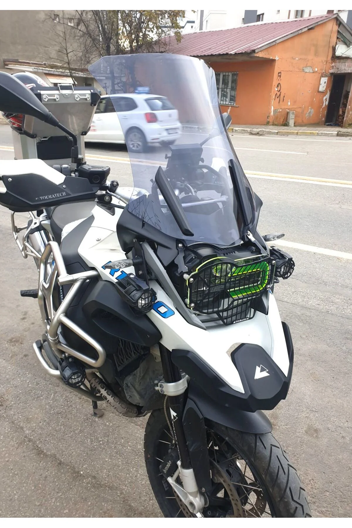 Bmw R 1200-1250 GS Ön Cam 2013-2024 Model 52cm Füme Renkli 4mm UZUN