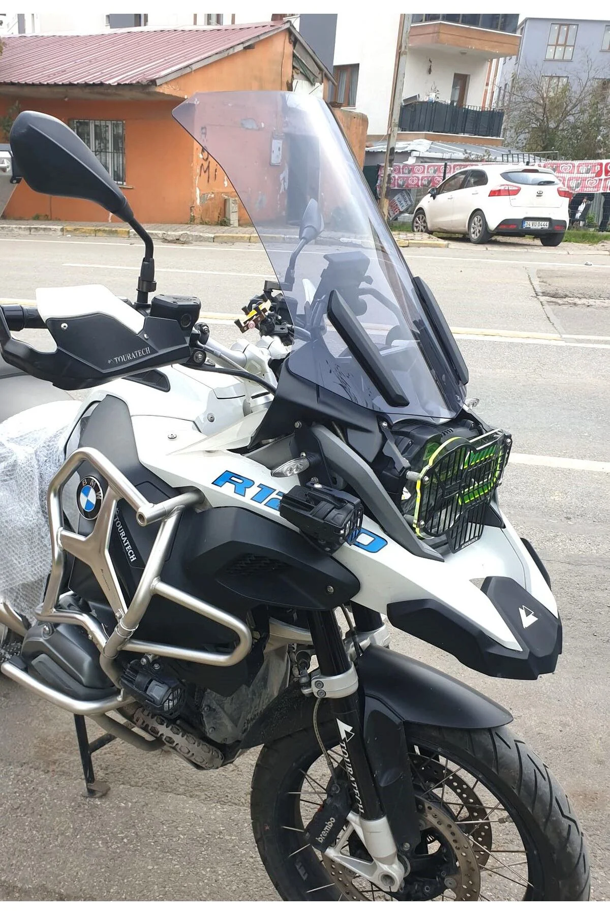 Bmw R 1200-1250 GS Ön Cam 2013-2024 Model 52cm Füme Renkli 4mm UZUN
