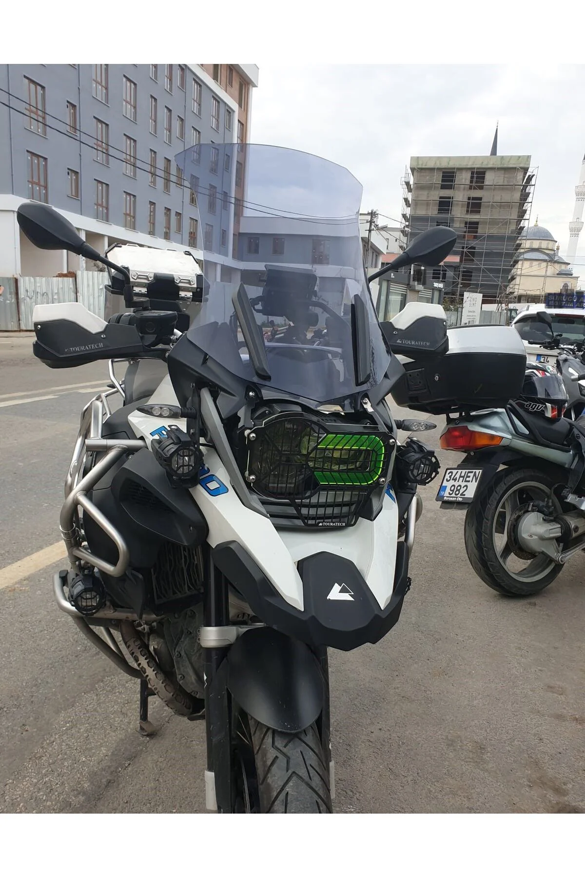 Bmw R 1200-1250 GS Ön Cam 2013-2024 Model 52cm Füme Renkli 4mm UZUN