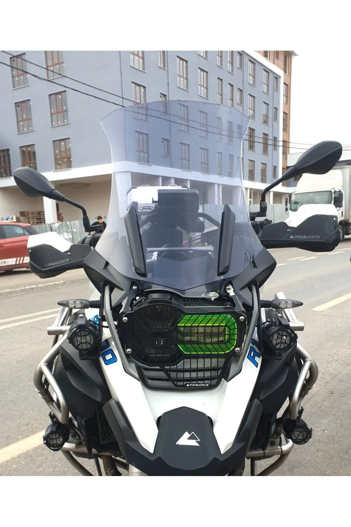 Bmw R 1200-1250 GS Ön Cam 2013-2024 Model 52cm Füme Renkli 4mm UZUN