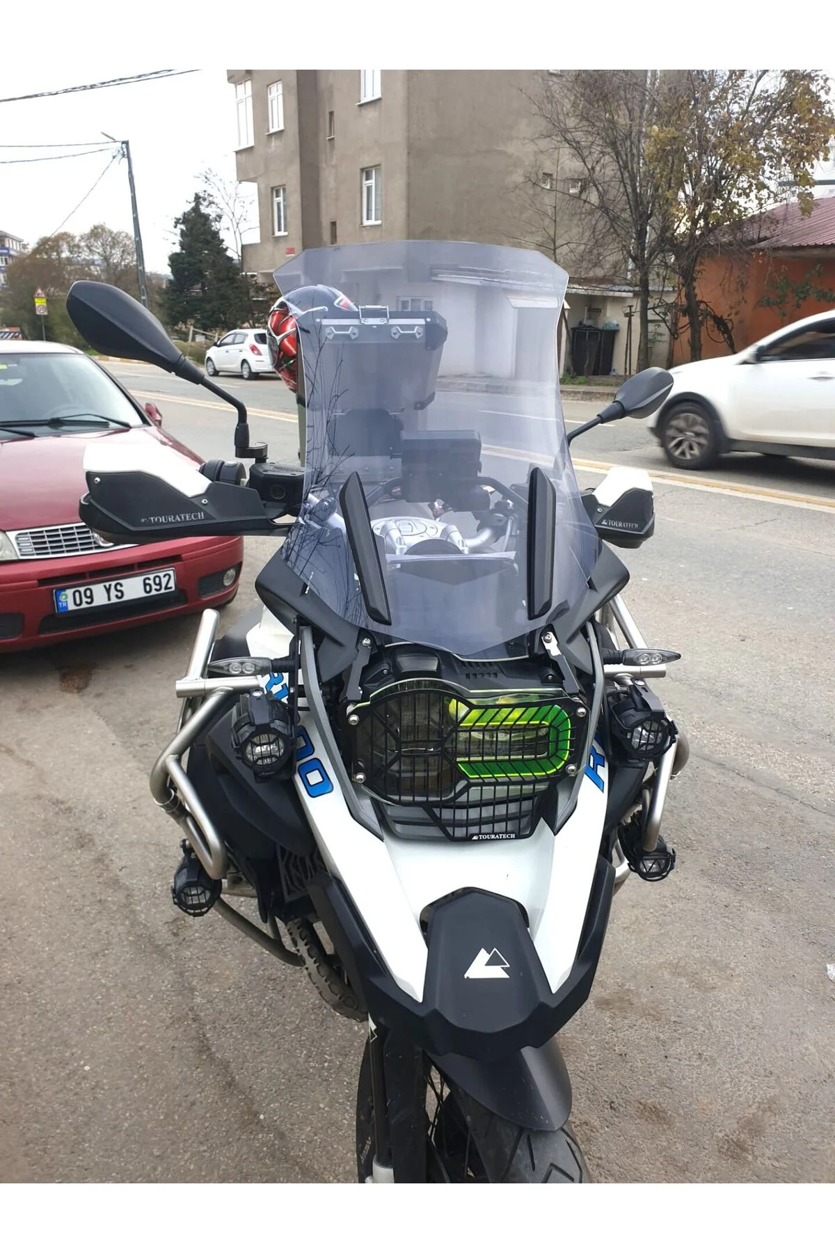 Bmw R 1200-1250 GS Ön Cam 2013-2024 Model 52cm Füme Renkli 4mm UZUN
