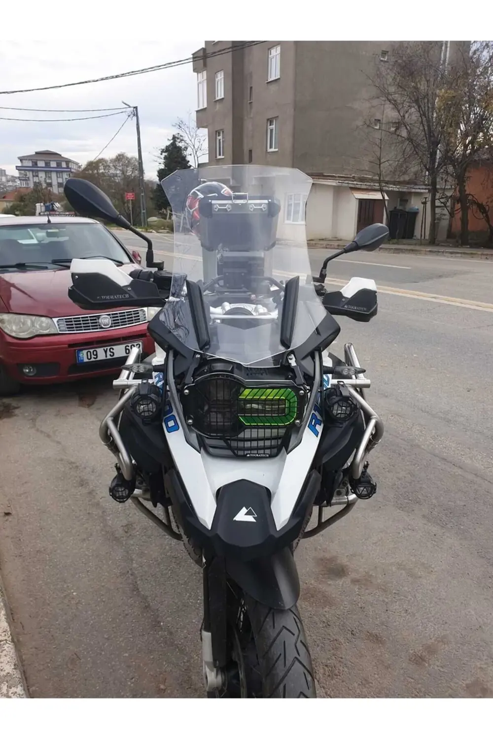 Bmw R 1200 1250 GS Ön Cam 2013-2024 Model 52cm Şeffaf Renkli 4mm