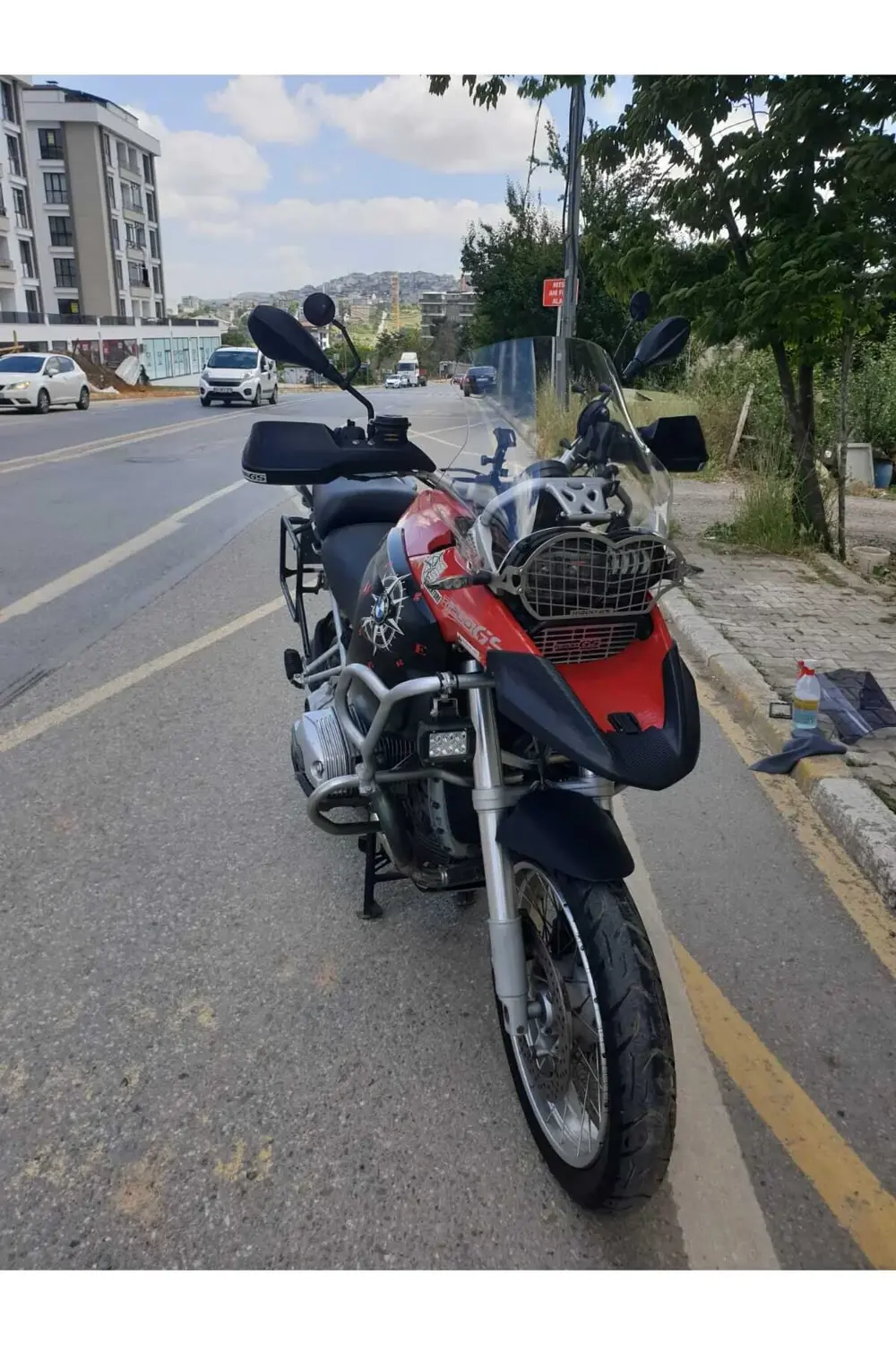 Bmw R 1200 GS Ön Cam 2004 2012 Model 40cm Şeffaf Renkli 4mm ORTA