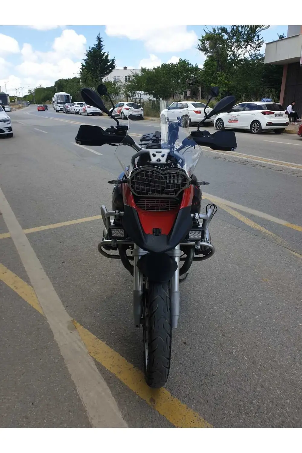 Bmw R 1200 GS Ön Cam 2004 2012 Model 40cm Şeffaf Renkli 4mm ORTA