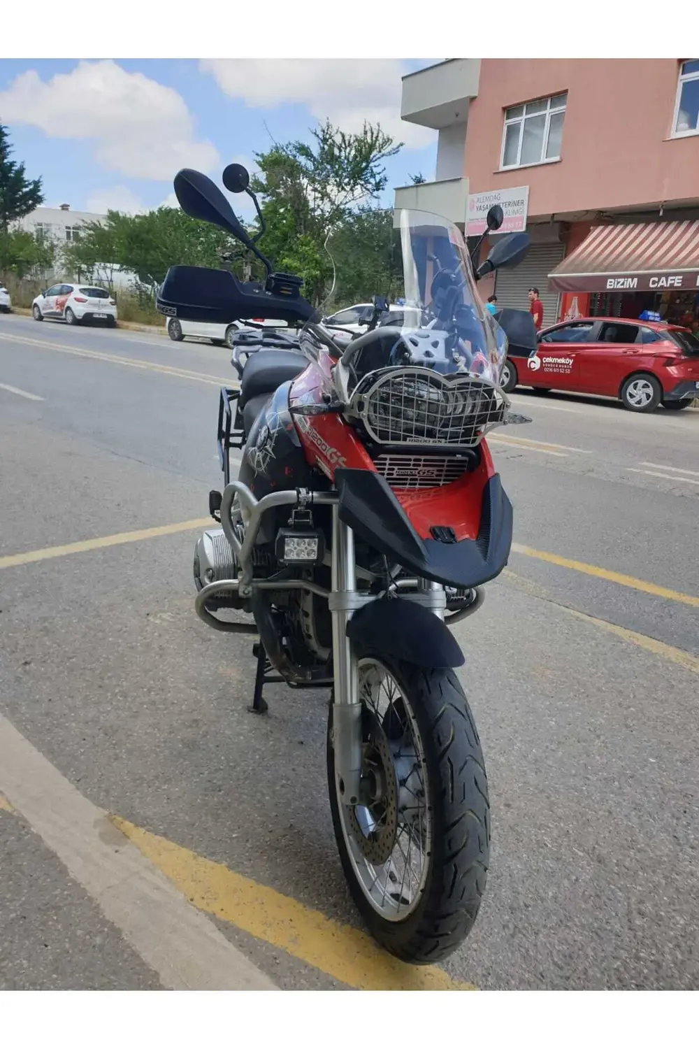 Bmw R 1200 GS Ön Cam 2004 2012 Model 40cm Şeffaf Renkli 4mm ORTA