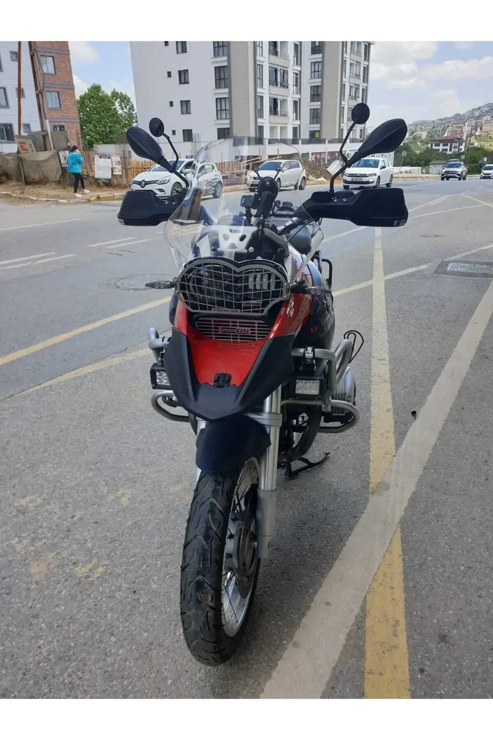 Bmw R 1200 GS Ön Cam 2004 2012 Model 50cm Şeffaf Renkli 4mm UZUN