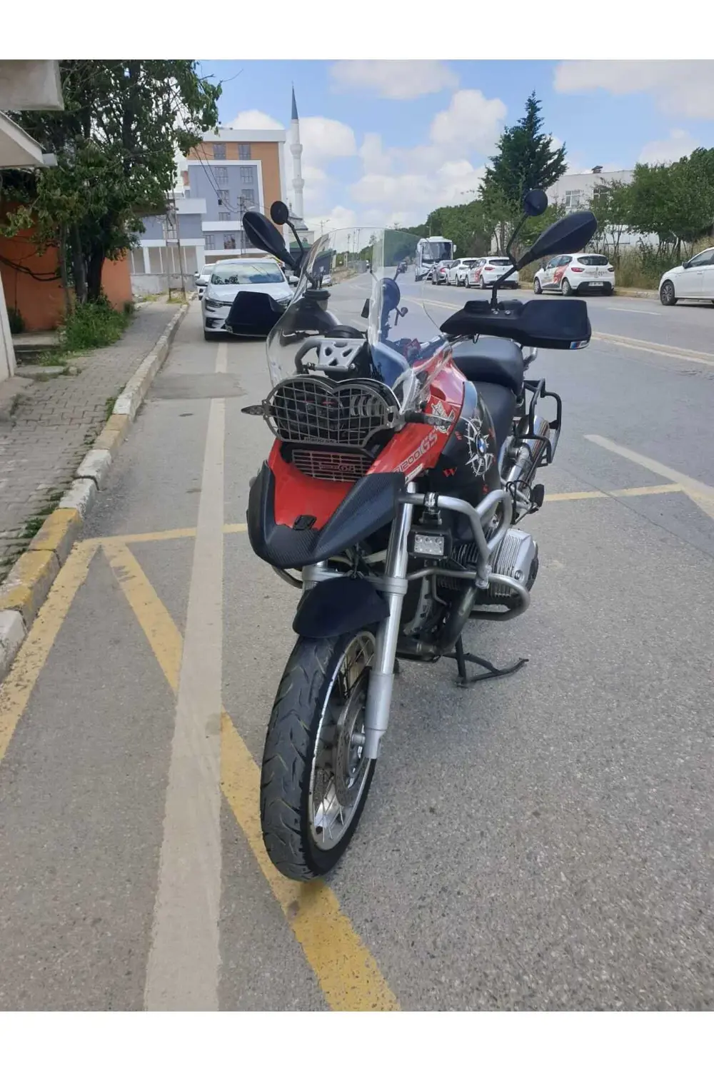 Bmw R 1200 GS Ön Cam 2004 2012 Model 50cm Şeffaf Renkli 4mm UZUN