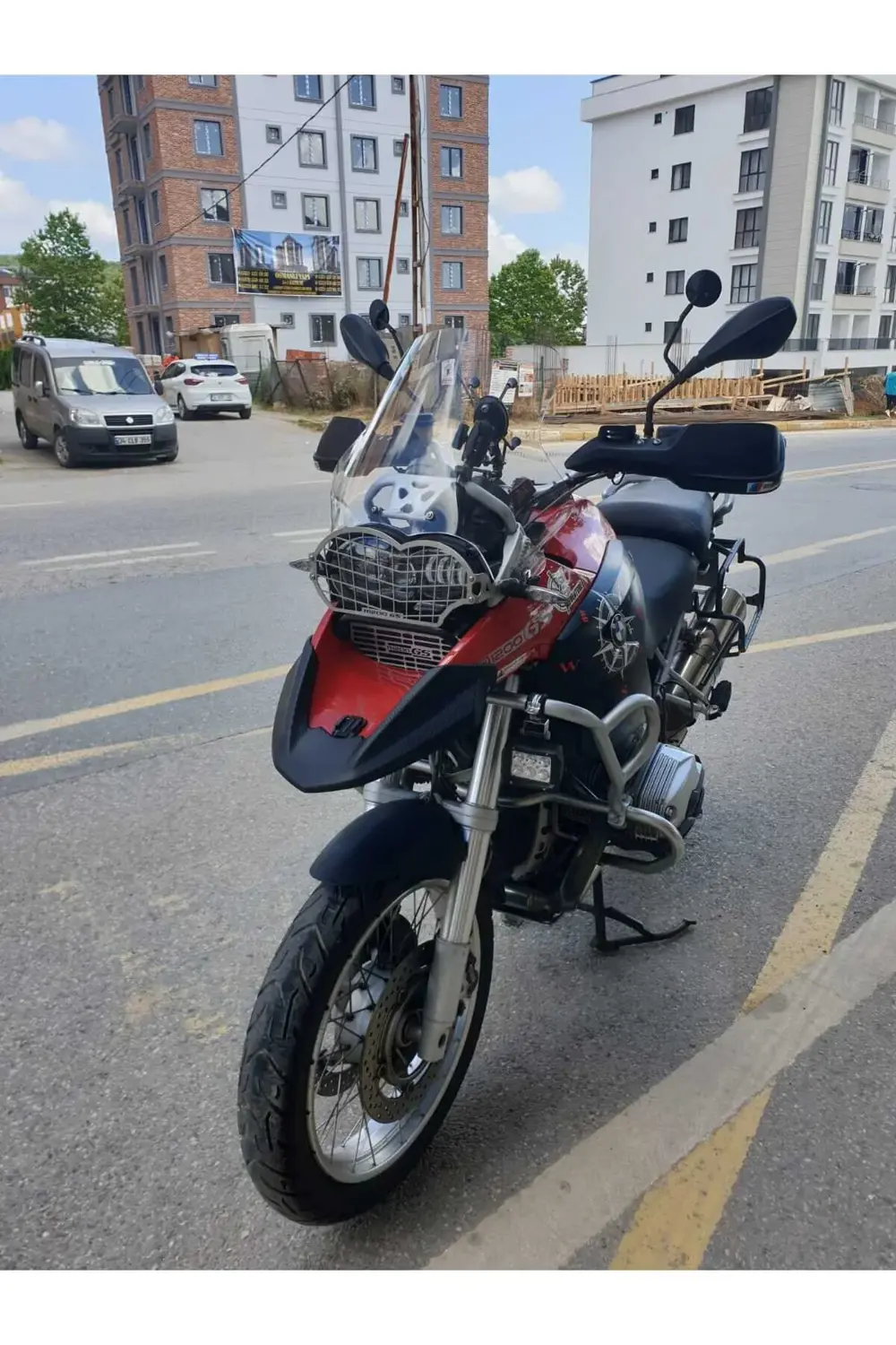 Bmw R 1200 GS Ön Cam 2004 2012 Model 50cm Şeffaf Renkli 4mm UZUN