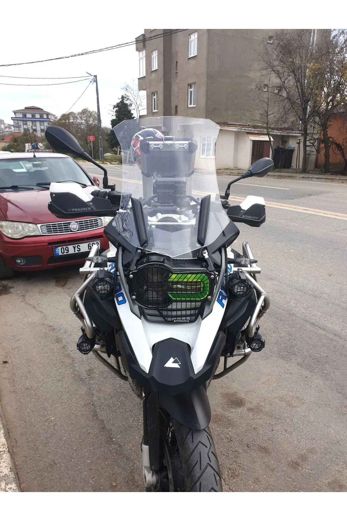 Bmw R 1200 GS Ön Cam 2013-2026 Model 52cm Şeffaf Renkli 4mm