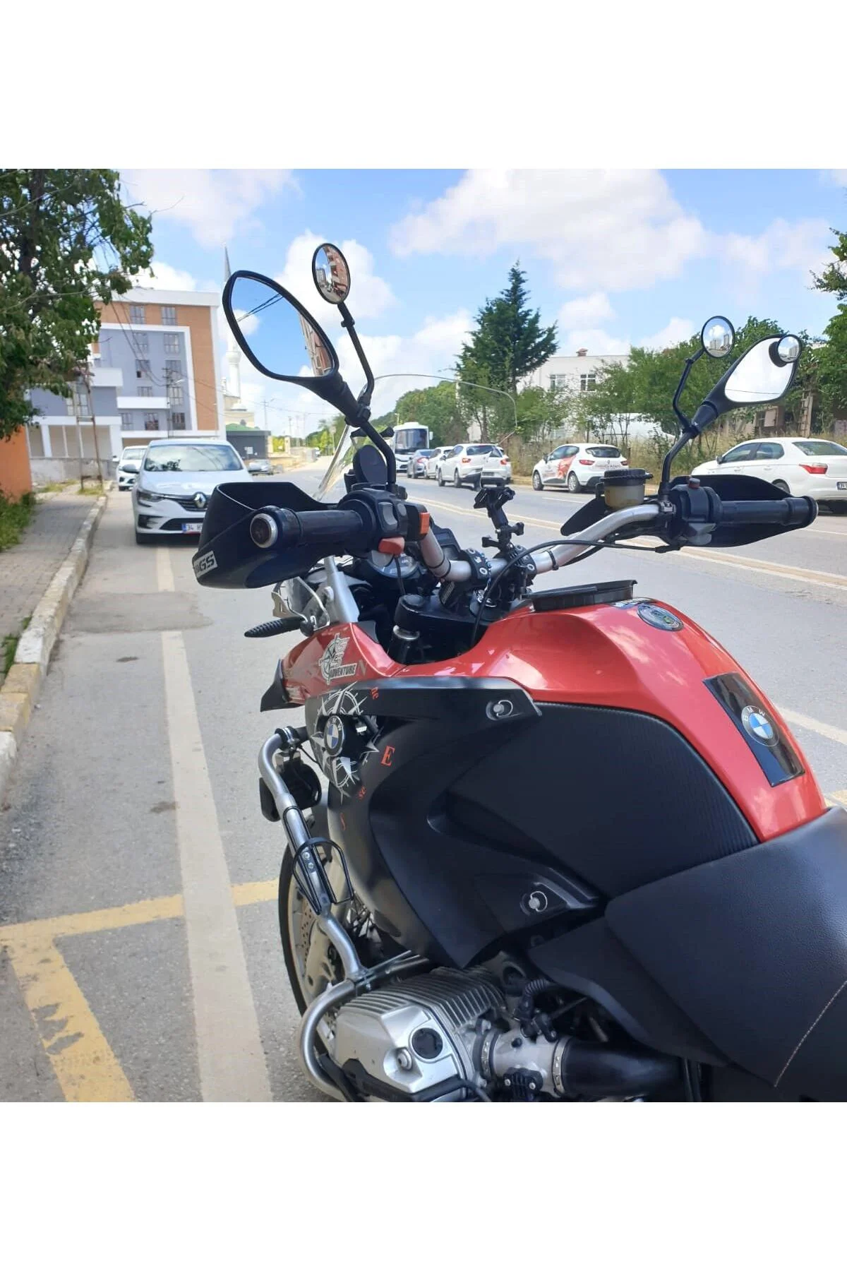 Bmw R 1200 GS Ön Cam 2004-2012 Model 50cm Şeffaf Renkli 4mm UZUN