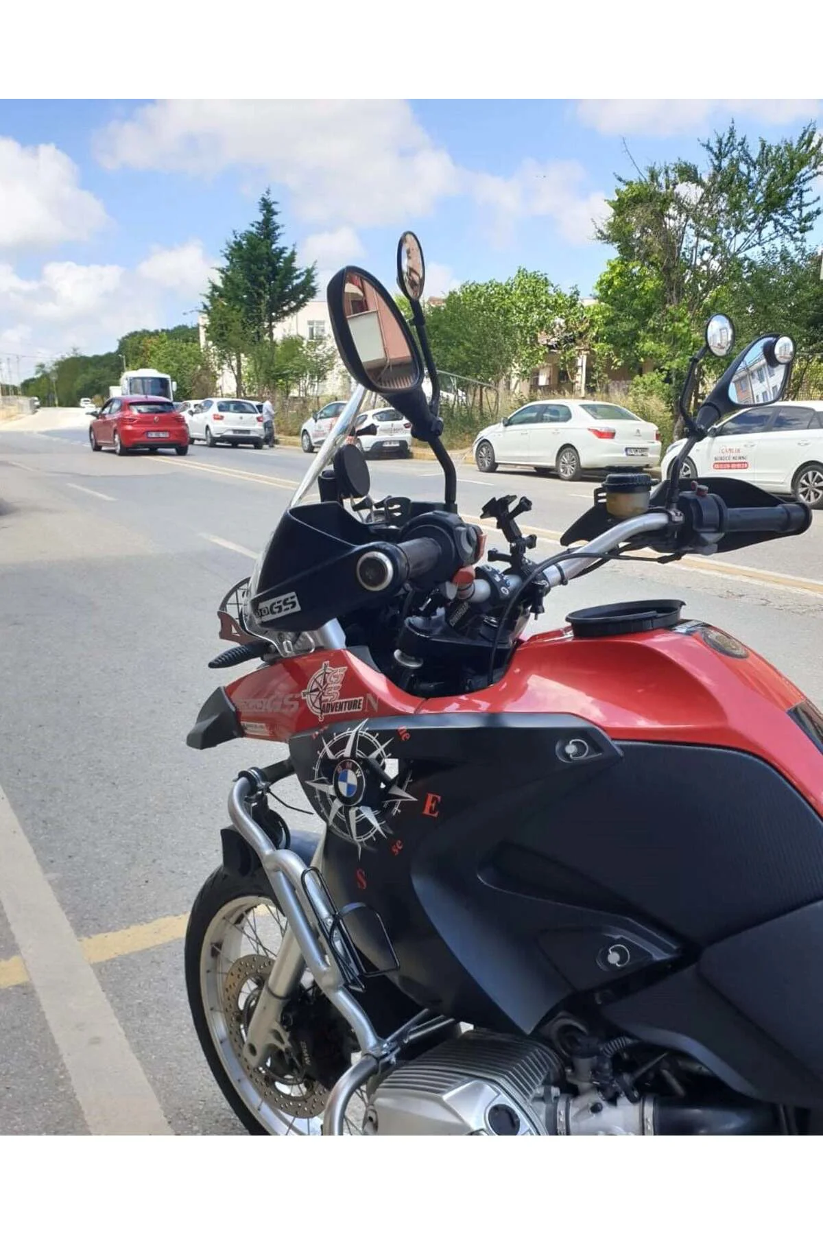 Bmw R 1200 GS Ön Cam 2004-2012 Model 50cm Şeffaf Renkli 4mm UZUN
