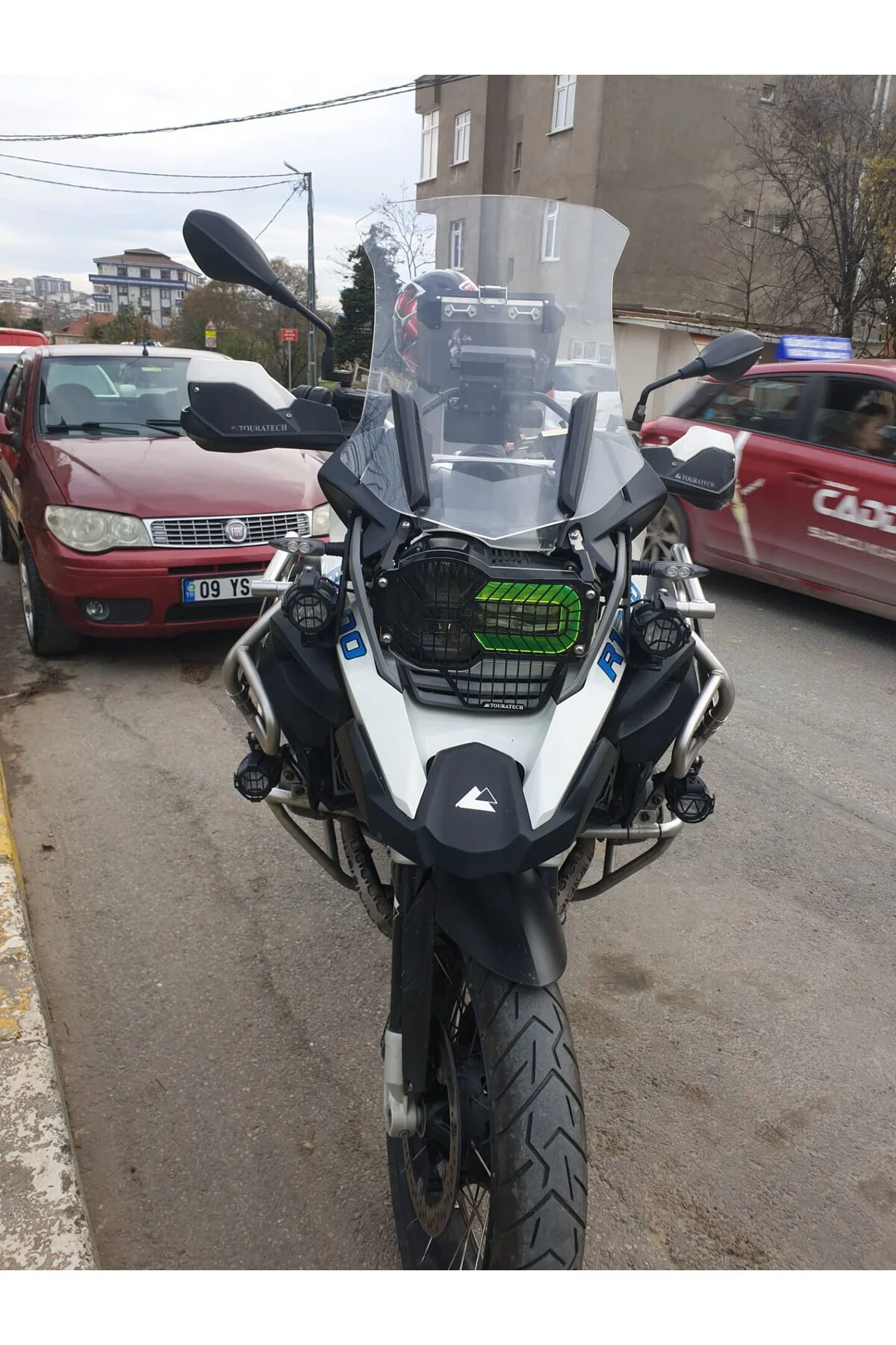 Bmw R 1200 GS Ön Cam 2013-2026 Model 52cm Şeffaf Renkli 4mm