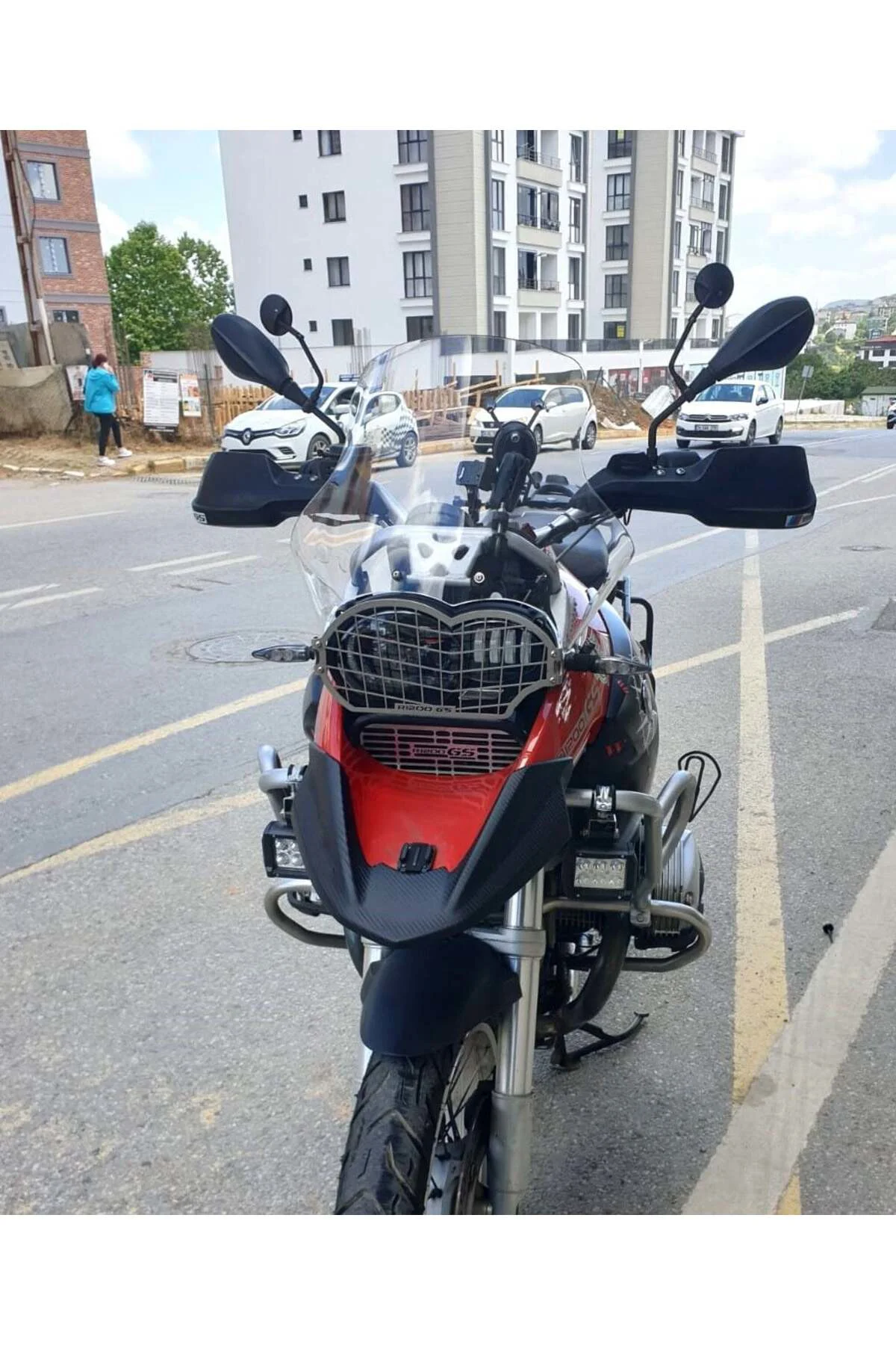 Bmw R 1200 GS Ön Cam 2004-2012 Model 50cm Şeffaf Renkli 4mm UZUN