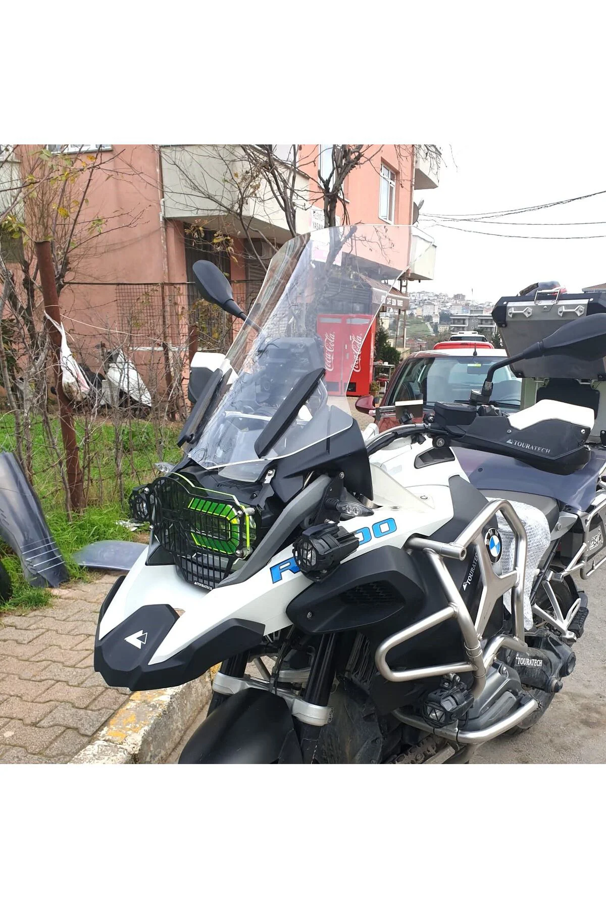 Bmw R 1200 GS Ön Cam 2013-2026 Model 52cm Şeffaf Renkli 4mm